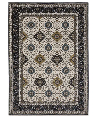 Oriental Weavers Vivian Vi04d 5'3x7'6 Area Rug In Ivory