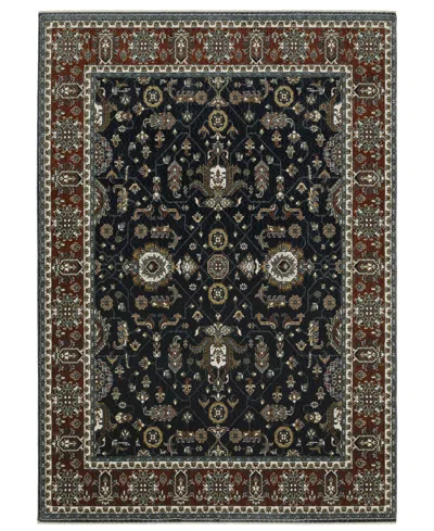 Oriental Weavers Vivian Vi05a 5'3x7'6 Area Rug In Navy