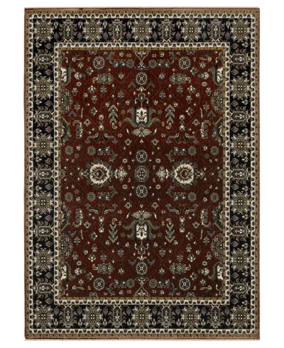 Oriental Weavers Vivian Vi05x 6'7x9'6 Area Rug In Red