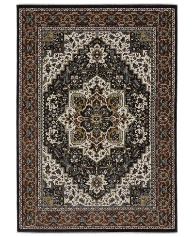 Oriental Weavers Vivian Vi06c 7'10x10'10 Area Rug In Navy