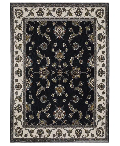 Oriental Weavers Vivian Vi01b 7'10x10'10 Area Rug In Navy