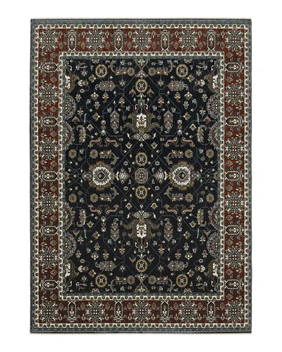 Oriental Weavers Vivian Vi05a Area Rug, 5'3 X 7'6 In Navy