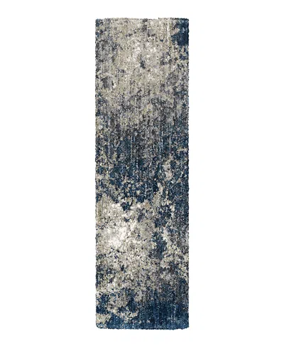 Oriental Weavers Wheeler 2060l Runner Area Rug, 2'3 X 7'6 In Blue