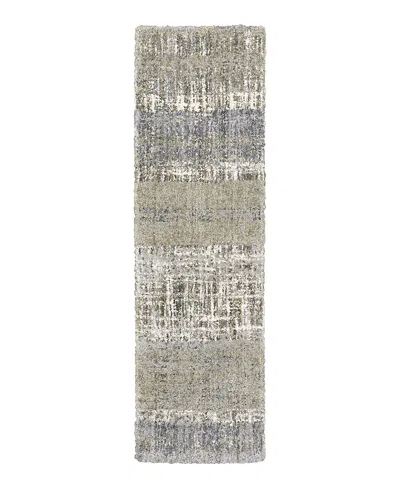 Oriental Weavers Wheeler 530j9 Runner Area Rug, 2'3 X 7'6 In Grey