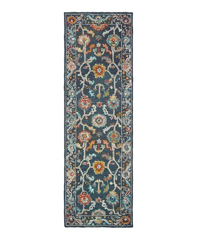 Oriental Weavers Zahra 75501 Runner Area Rug, 2'6 X 8' In Blue