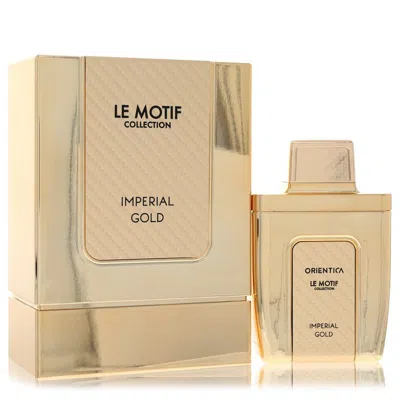 Orientica 2pcs Combo Gift Set  Le Motif Imperial Gold By  Eau De Parfum Spray 2.9 oz For Men In Multi