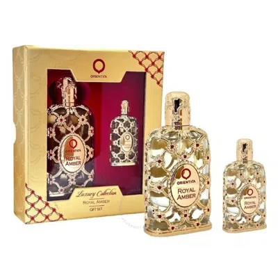 Orientica Unisex Royal Amber Gift Set Fragrances 6297001158401 In White