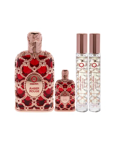 Orientica Women's Amber Rouge 4pc Gift Set In Red