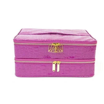 Origami Cosmetic Bag In Pink