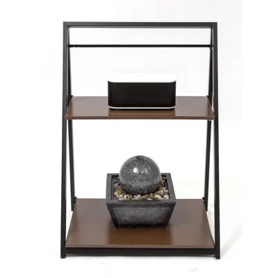Origami Deco Rack In Black;brown