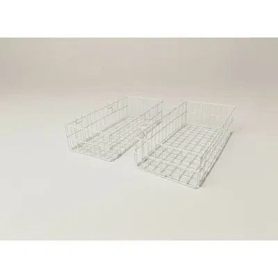Origami R5 Series: 2-pack Side Baskets In White