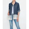 Origami Women's Denim Jacket In Blue In Blue