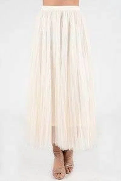 Origami Women's Samantha Maxi Skirt In White