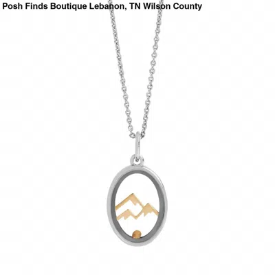 Origami Women's Seed Capsule Locket In Silver In Multi