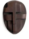 Origin Made Ornament And Crime Wooden Sculpture (23cm X 17cm) In Brown