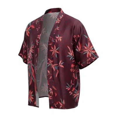 Origin Of Hearts Men's Red Mariko Kimono Shirt