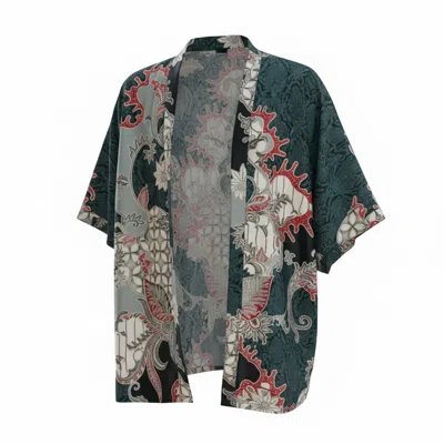 Origin Of Hearts Men's Sendai Kimono Shirt In Multi
