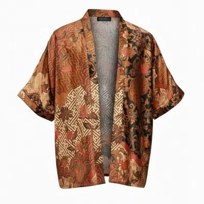 Origin Of Hearts Men's Tarua Kimono Shirt In Multi