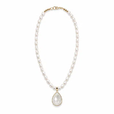 Origin Of Hearts Women's Neutrals / White Solstice Pearl Necklace