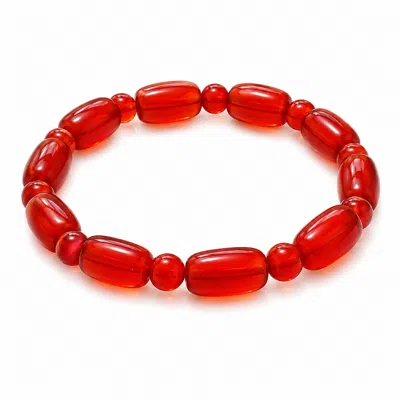 Origin Of Hearts Women's Solara Bracelet – Natural Red Agate Gemstone Bracelet