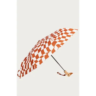 Original Duckhead Eco-friendly Compact Duck Umbrella In Brown