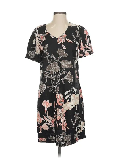 Pre-owned Original Nicole Miller Casual Dress In Gray