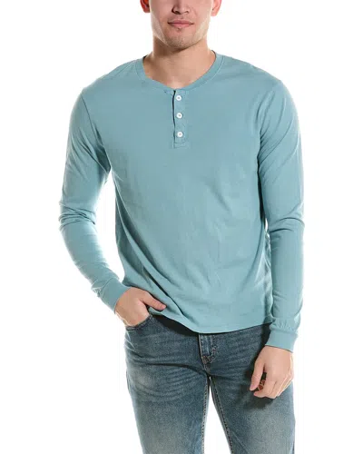 Original Paperbacks Henley Shirt In Blue