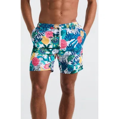 Original Penguin 7-inch Volley Swim Trunks In Blue