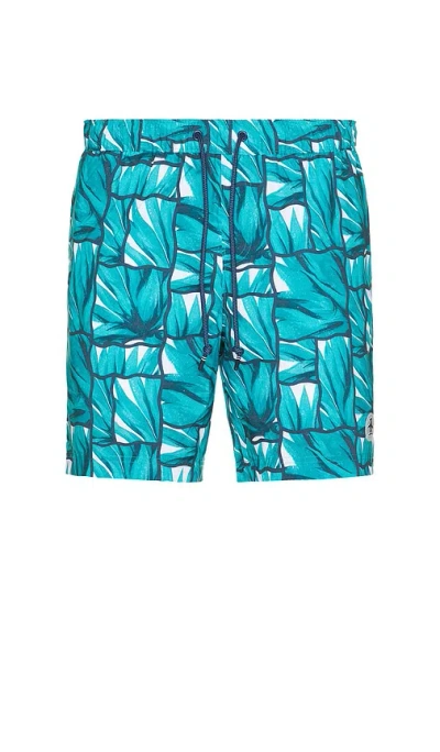 Original Penguin 7 Volley Agave Print Swim Shorts
