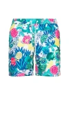 Original Penguin 7 Volley Floral Print Swim Shorts