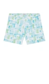 Original Penguin 7 Volley Swim Shorts In White