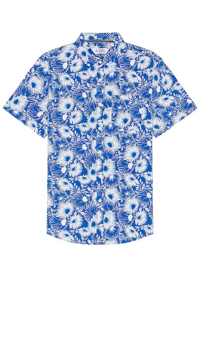 Original Penguin All Over Floral Print Polo In Skydiver