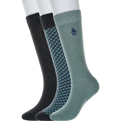 Original Penguin Assorted 3-pack Marl & Pattern Socks