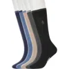 Original Penguin Assorted 5-pack Rib Dress Socks In Multi