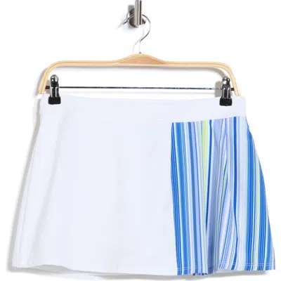 Original Penguin Asymmetric Pleated Tennis Skort In White