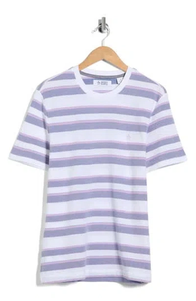 Original Penguin Birdseye Pique Cotton T-shirt In White