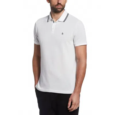 Original Penguin Birdseye Pique Polo - Plus In Bright White