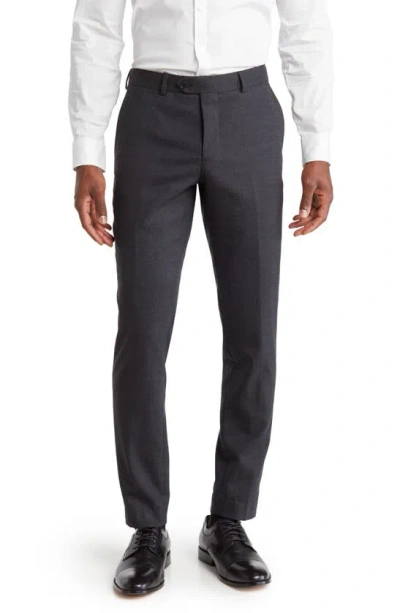 Original Penguin Birdseye Wool Trousers In Black