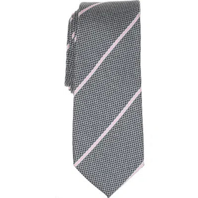 Original Penguin Carow Stripe Tie In Gray