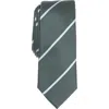 Original Penguin Carow Stripe Tie In Green