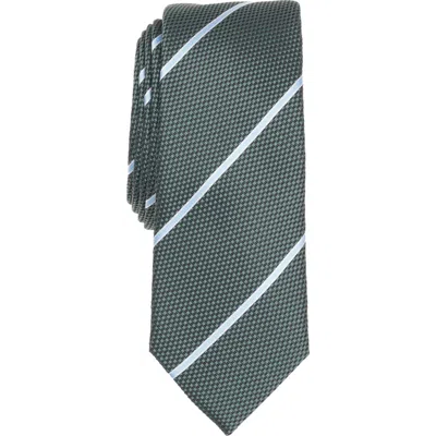 Original Penguin Carow Stripe Tie In Green