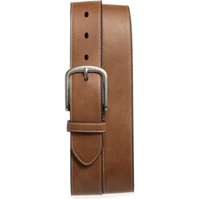 Original Penguin Contrast Stitch Belt In Brown