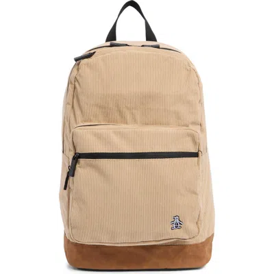 Original Penguin Corduroy Backpack In Montecito