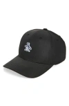 Original Penguin Core Ventilated Cap In Caviar