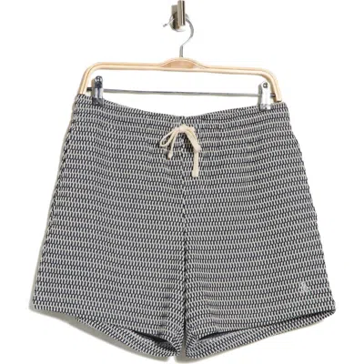 Original Penguin Crochet Stitch Drawstring Shorts In Gray