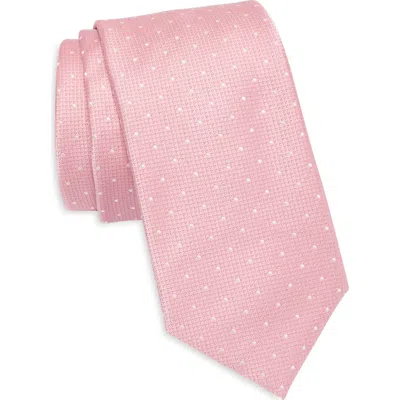 Original Penguin Curtis Dot Tie In Pink