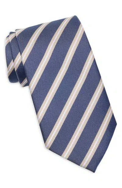 Original Penguin Cutler Stripe Tie In Blue
