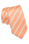 Original Penguin Cutler Stripe Tie In Orange