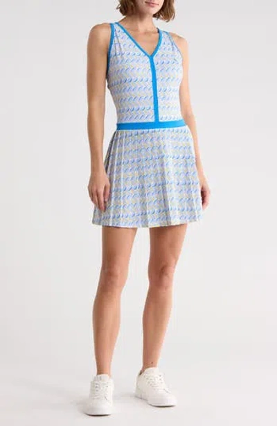 Original Penguin Cutout Knit Activewear Dress In Multi