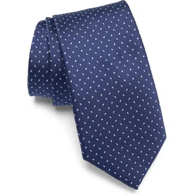 Original Penguin Darrin Paisley Jacquard Tie In Blue